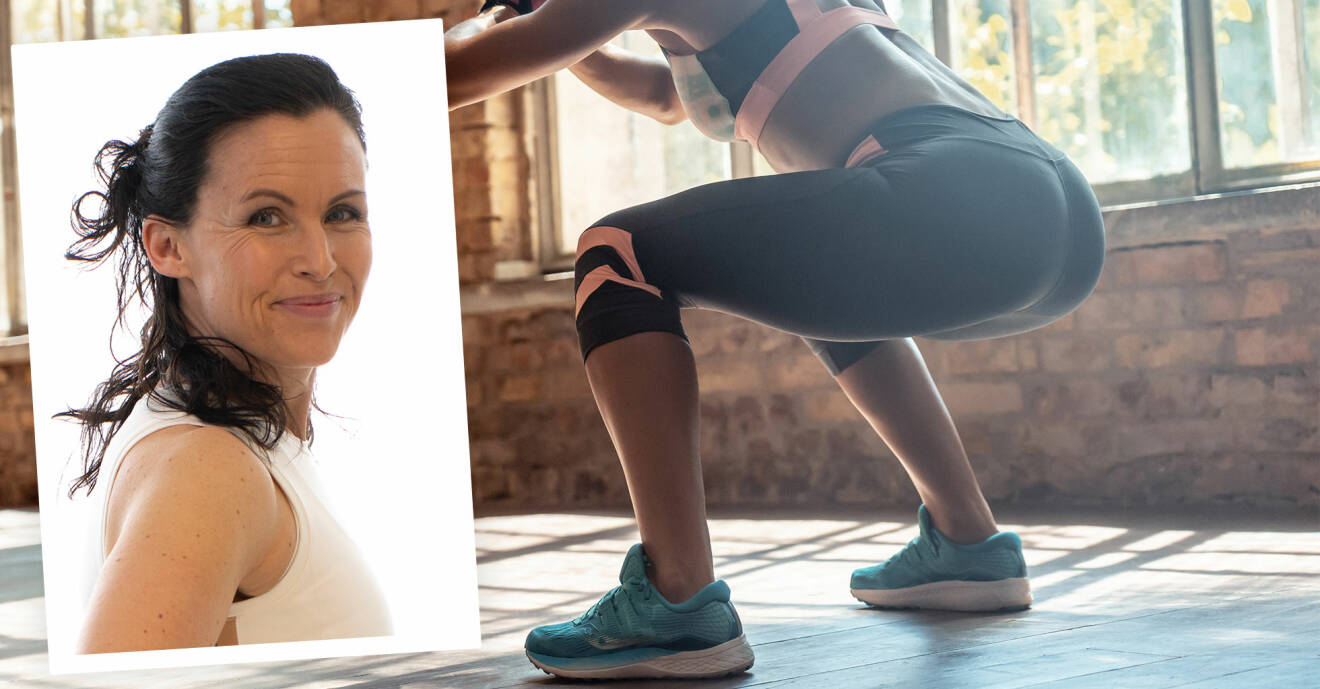 Sandra Hiort tipsar om övningar för att träna stark rumpa