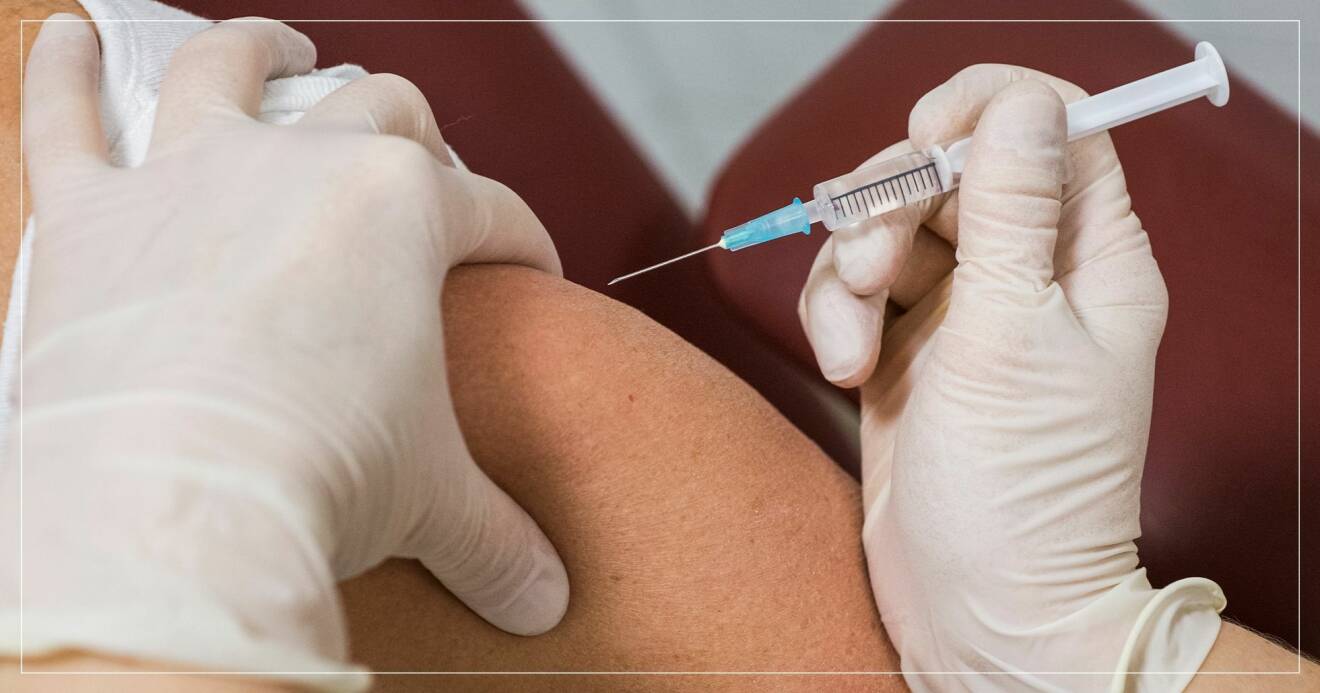 Patient får vaccin