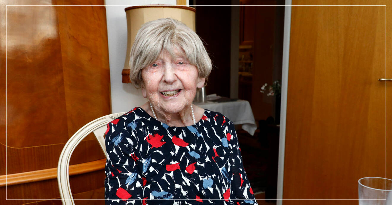 109-åriga Dagny Carlssons hälsning efter svåra tiden: ”Saknar ork”