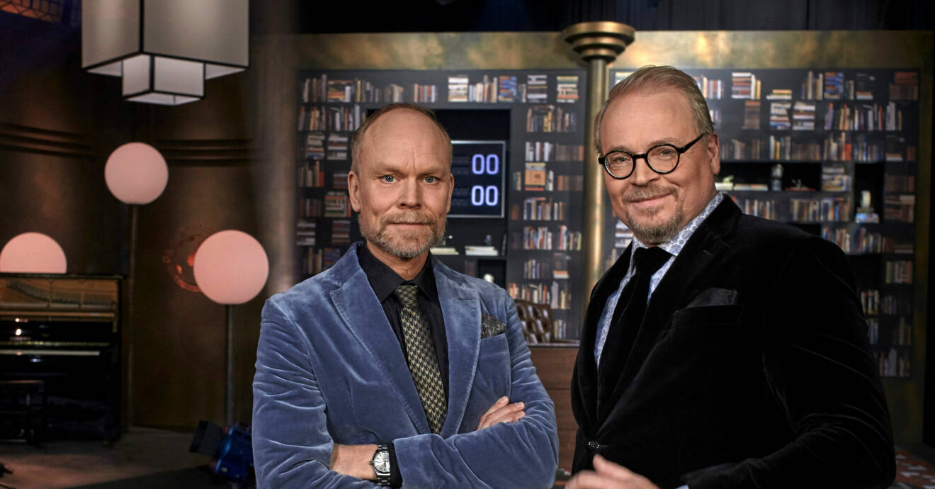 Programledarna Kristian Luuk och Fredrik Lindström