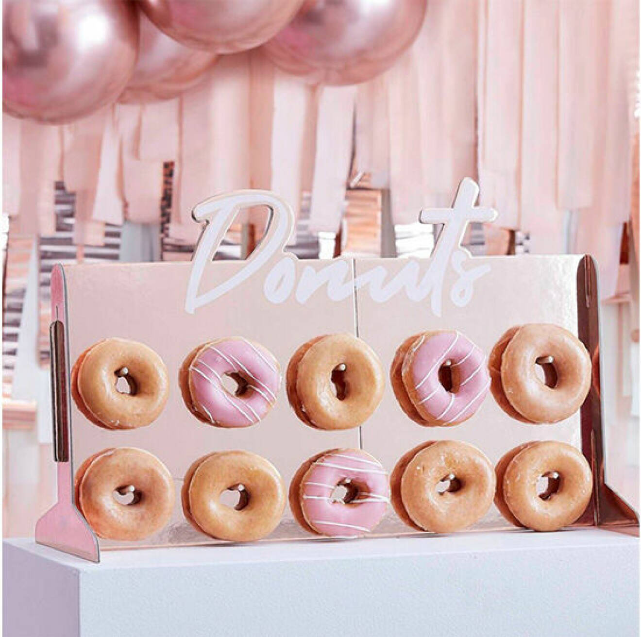 dekoration med donuts