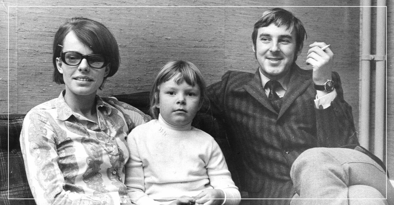 marie göranzon 1968 med sin dåvarande man och dotter
