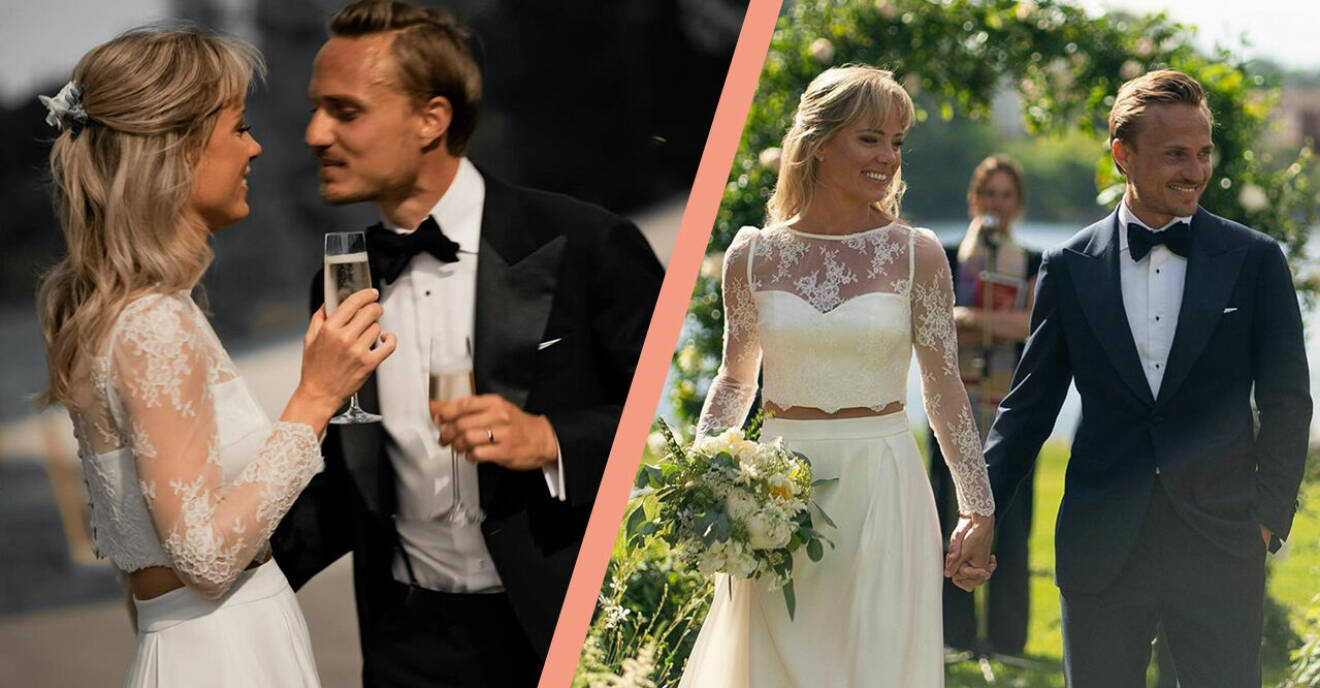 Carolina Neurath och Pierre Bengtsson har gift sig – bilder från bröllopet
