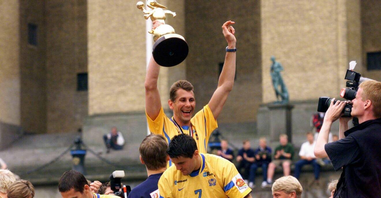 Magnus Wislander vann VM två gånger: 1990 och 1999.