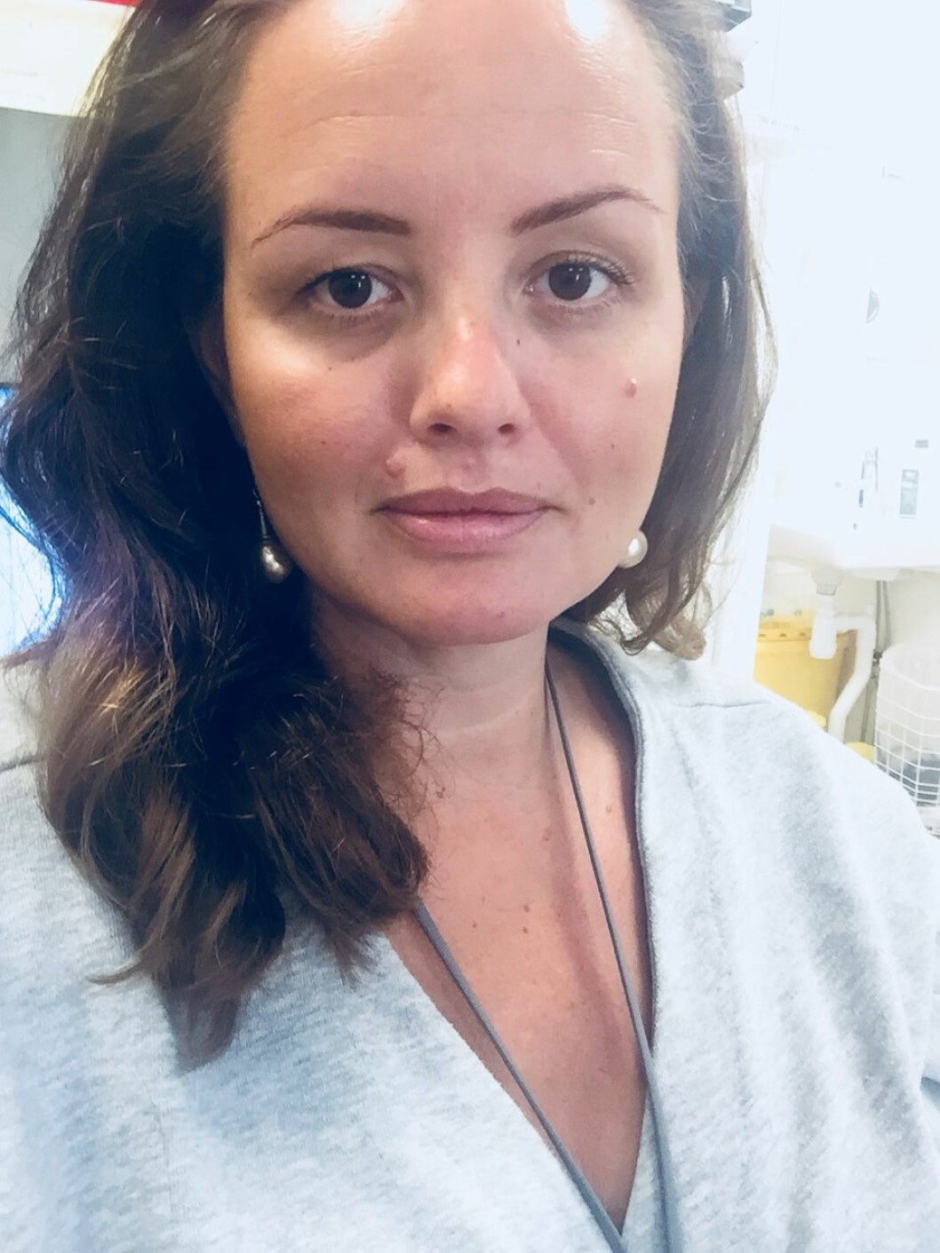 Michelle Westin är verksamhetschef på Lillängens äldreboende i Nacka där man kämpar hårt för att coronaviruset inte ska få ytterligare spridning.