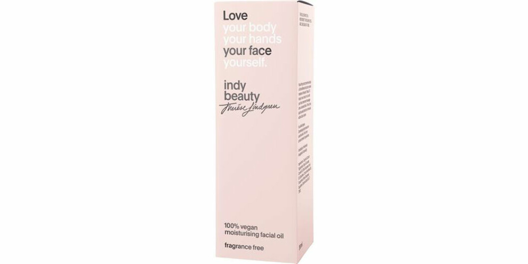 Ansiktsolja fri från parfym från Indy Beauty