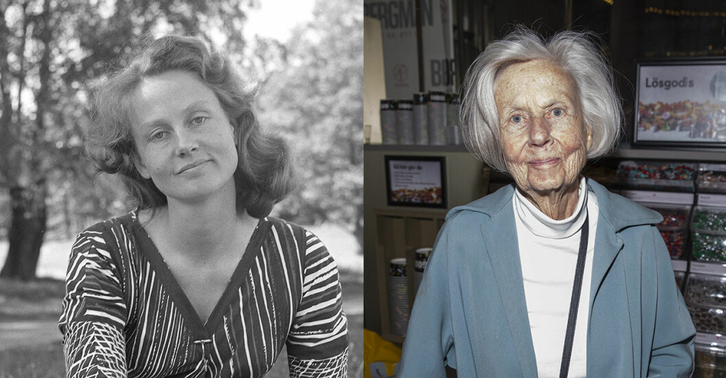 Inga Landgré 1957 och 2018.