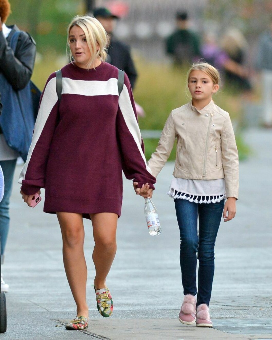 Jamie Lynn Spears och Maddie Briann Aldridge på bild tillsammans 2017. Jamie Lynn Spears tillsammans med sin dotter