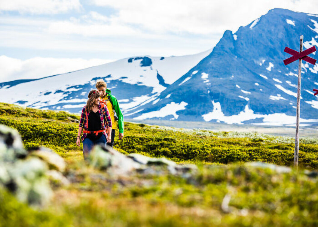 Jämtlandstriangeln är en riktig klassiker! Foto: Anette Andersson Signaturled Jämtlandstriangeln.