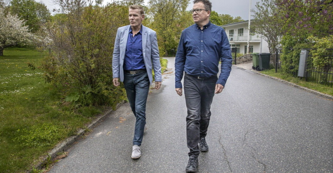 Polisen Jan Staaf och släktforskaren Peter Sjölund samarbetade i jakten på den okände dubbelmördaren i Linköping. Jan Staaf och Peter Sjölund