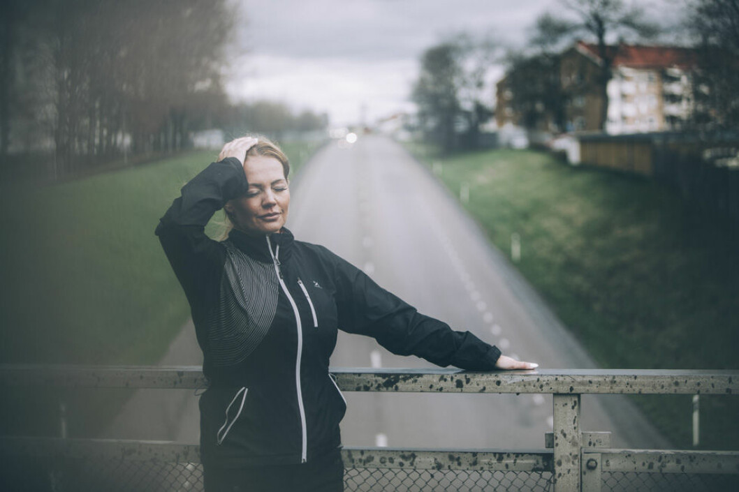 Johanna Toftby promenerade ifrån panikångesten
