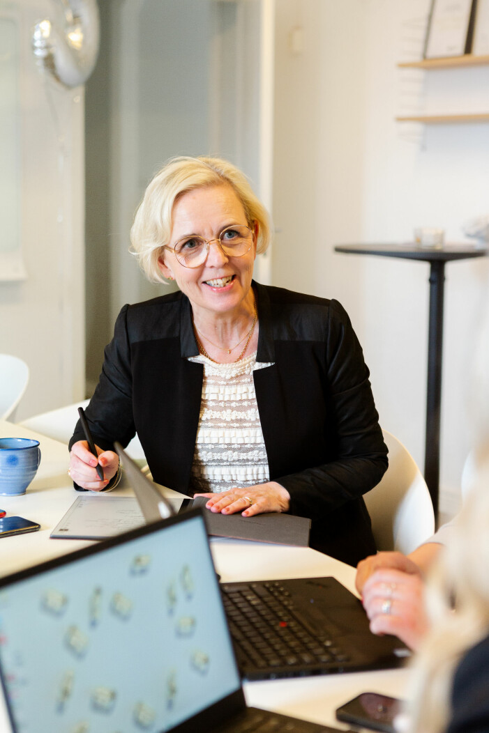 Great Earth VD, Jorunn Wallton-Haaland. Great Earth VD Jorunn Wallton-Haaland på jobbet