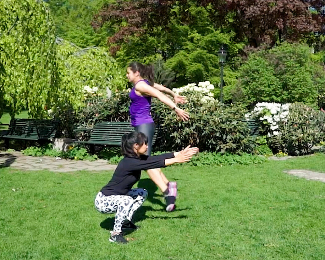 Jumpsquat och statisk squat – HIIT-övningar