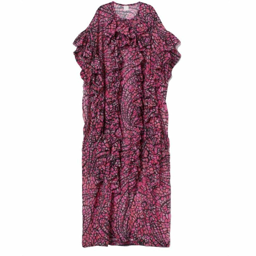Kaftan med volanger från H&M