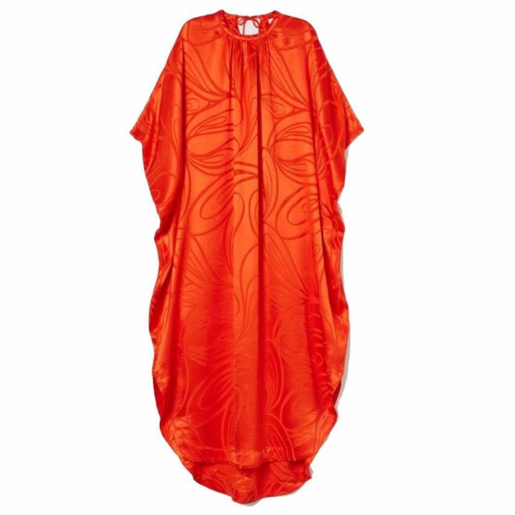Kaftan från h&m i glansigt material