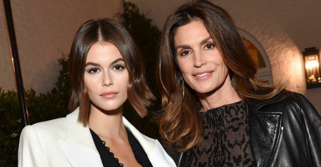 Kaia Gerber och Cindy Crawford är lika som bär.