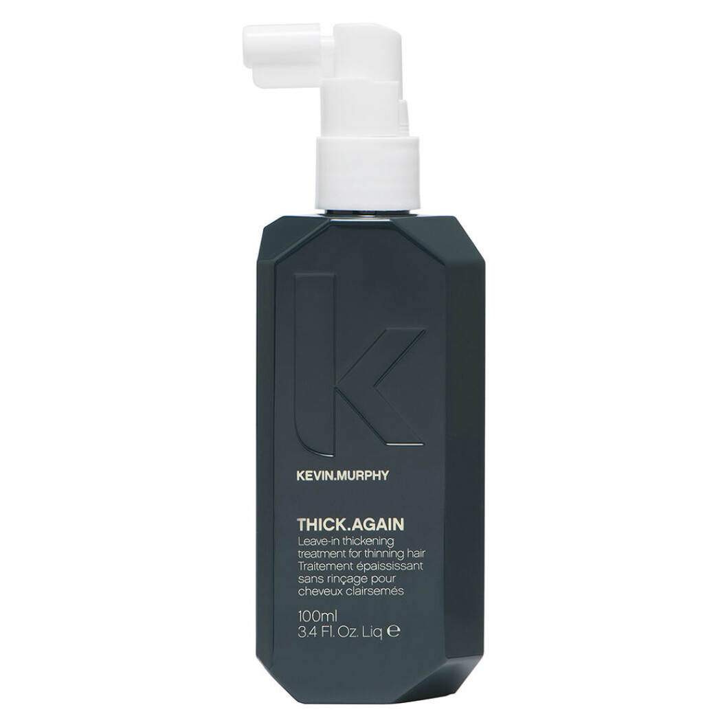 Leave in kur från Kevin Murphy, 319 kronor. <a href="https://track.adtraction.com/t/t?a=1117786221&as=1213658115&t=2&tk=1&epi=langre-har&url=https://www.lyko.se/kevin-murphy/kevin-murphy-thick-again-100ml?gclid=CjwKCAjwqLblBRBYEiwAV3pCJh0GhzfPEZo2LbtHLZGrBCtkTIglPEMEX92N1ZHCGsUr6tWkXnZeuRoCWLIQAvD_BwE" target="_blank" rel="noopener">Här kan du köpa den</a>. kevin murphy leave in kur