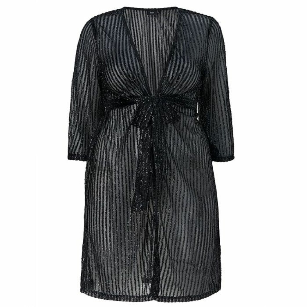 Glittrig kimono i större storlek