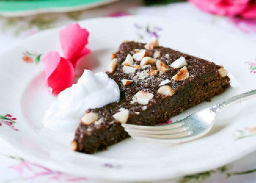 Recept på nyttig kladdkaka