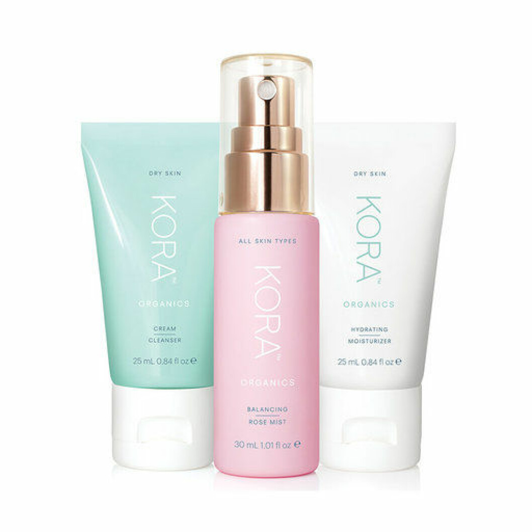 En bild på produkten KORA Organics – Daily Ritual Kit, ansiktskräm för dig med torr hy.