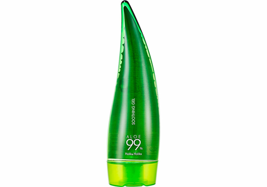 Aloe vera som ska lindra smärta efter solbränna