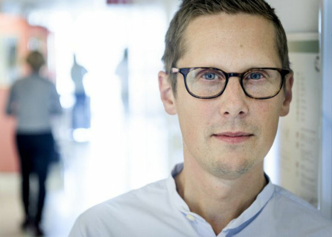 Kristian Pietras, professor i molekylär medicin vid Lunds universitets cancercentrum på Medicon Village. Bild: Kennet Ruona