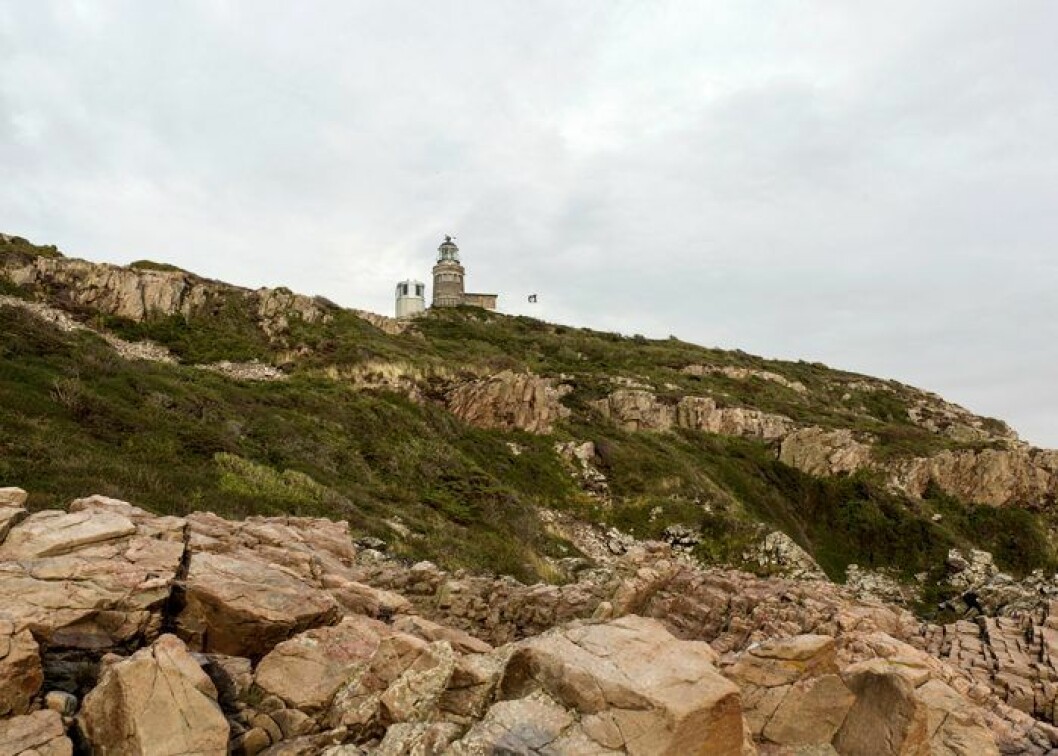 Fyren längst ut på Kullaberg. Kullaberg