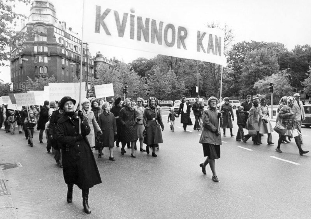 ”Det handlar om att ta tillbaka ditt liv”, säger Åsa. Kvinnor kan demonstration