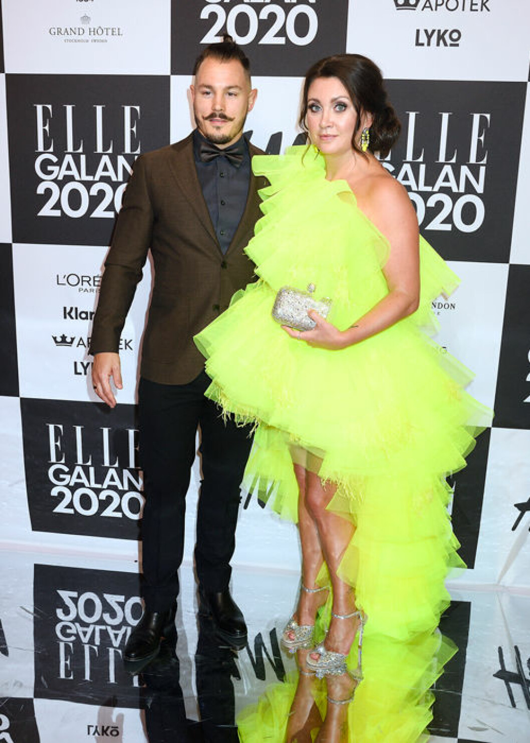 Paret Simon Sköld och Camilla Läckberg på ELLE-galan tidigare i år. Simon Sköld och Camilla Läckberg på ELLE-galan tidigare i år.