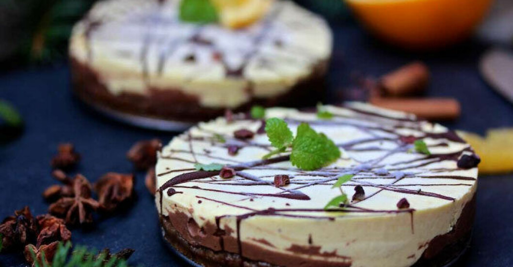 Receptet kommer ursprungligen från våra bloggare på Supermat! Läcker cheesecake på pepparkaksbotten.
