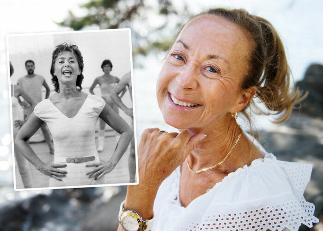 Susanne Lanefelt – då och nu. Foto: TT