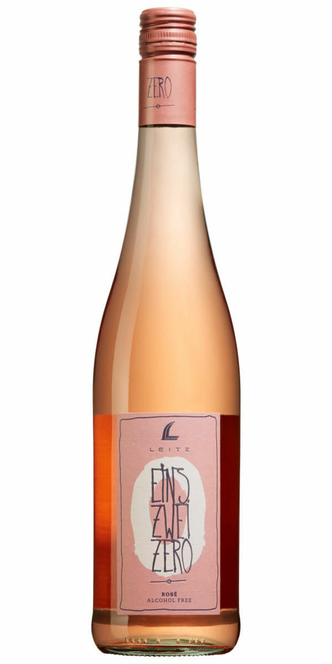 Leitz Eins Zwei Zero Rosé kostar 50 kronor/flaskan på Systemet. Leitz rosé