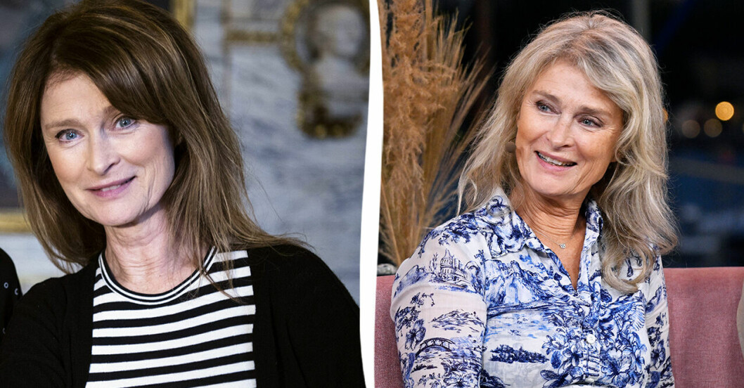 Lena Endre färgar bara håret om en roll kräver det.