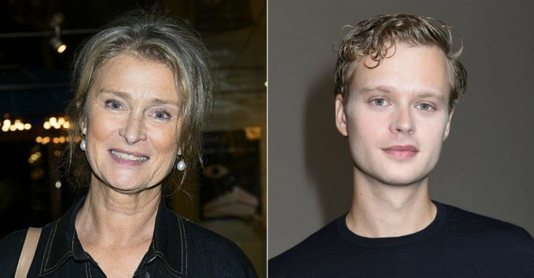 Lena Endre och Edvin Endre. Lena Endre och Edvin Endre.