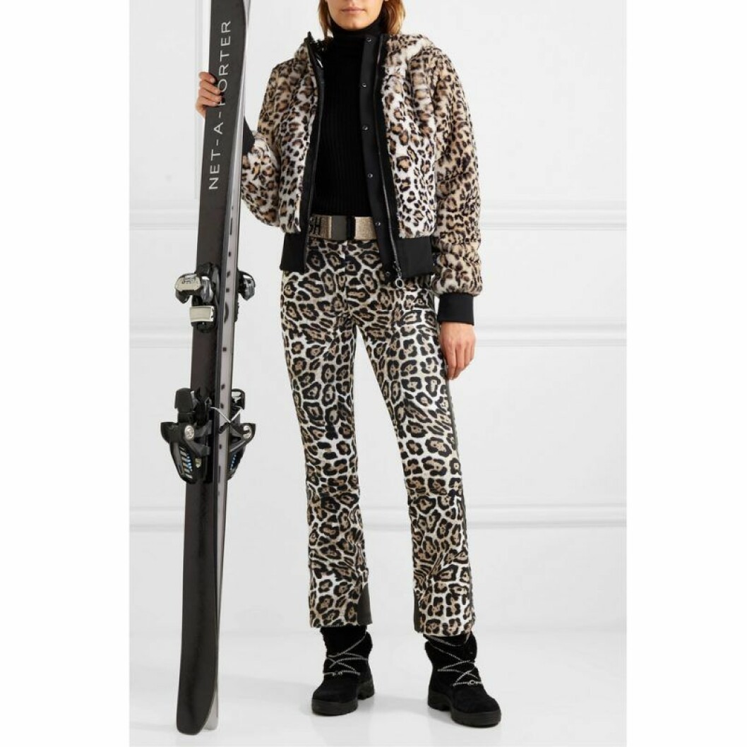 Skidoverall i leopard