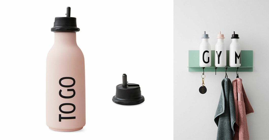 Hållbar flaska i giftfri plast med sportlock.