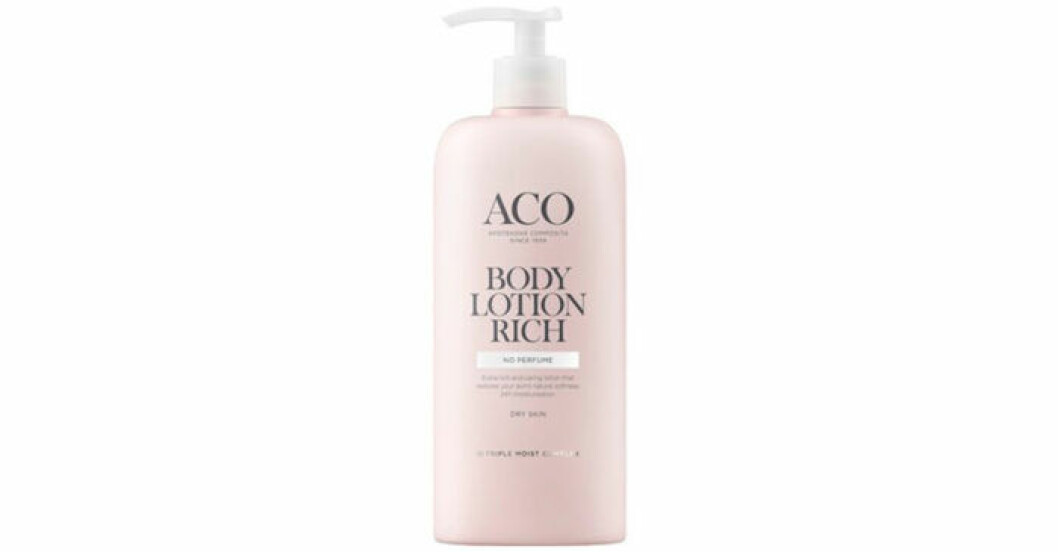Mjukgörande och återfuktande lotion från ACO