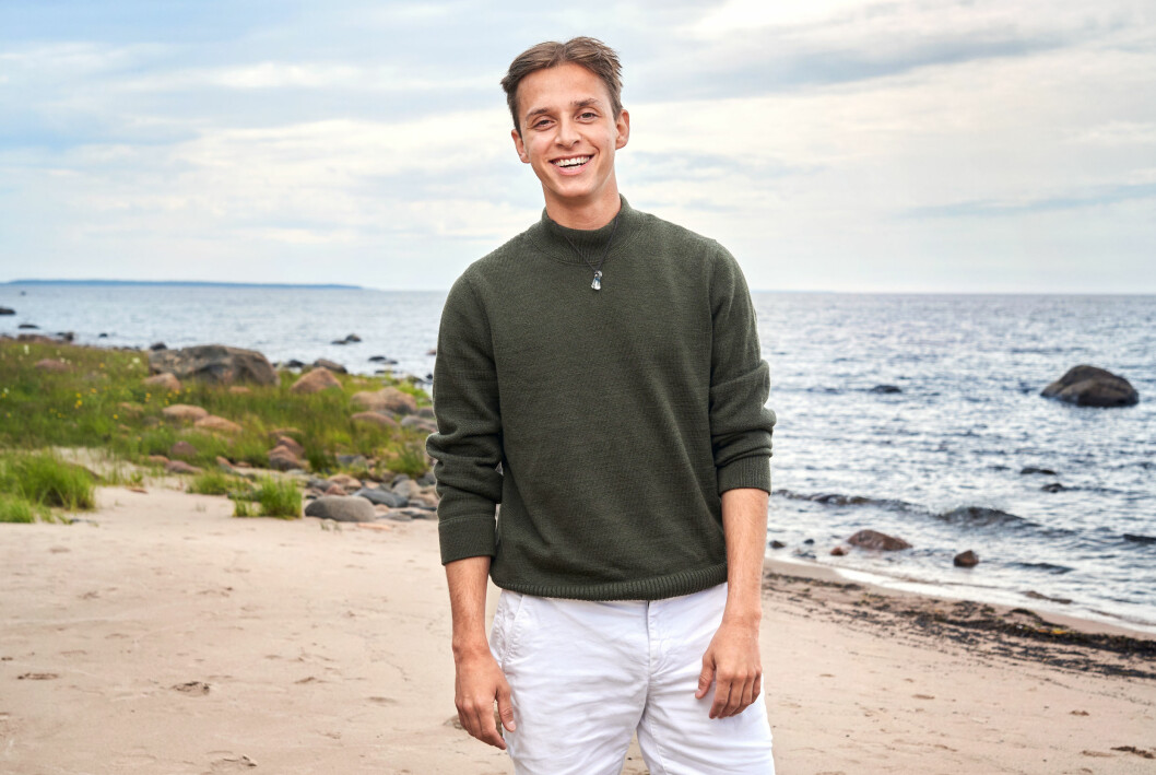 Ludvig Andersson i Robinson 2021.