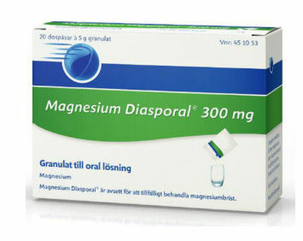 Tillskott av magnesium från Apoteket.