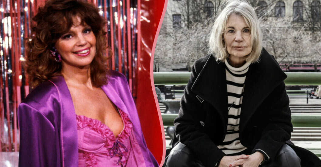 1983 – och 2022. Malena Ivarsson då och nu