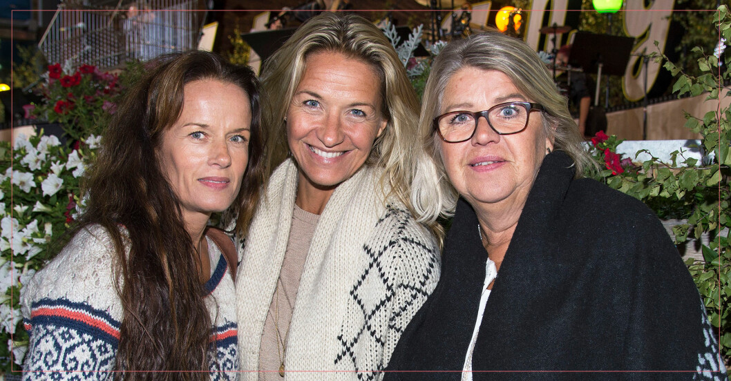 Systrarna Malin Berghagen, Kristin Kaspersen och Monica Svensson.