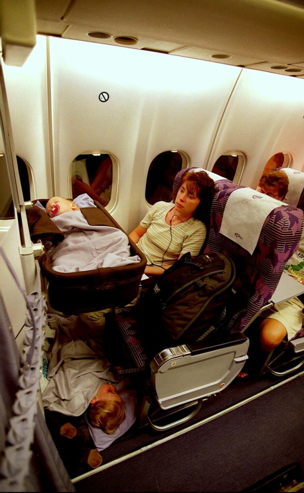 mamma på flyg