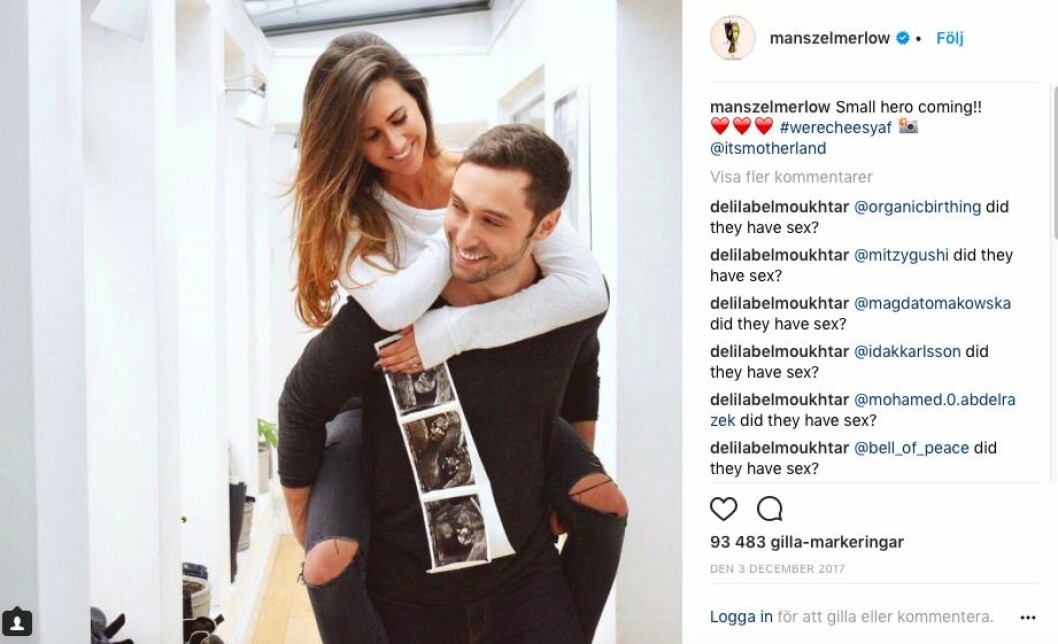 Foto: Instagram / @manszelmerlow