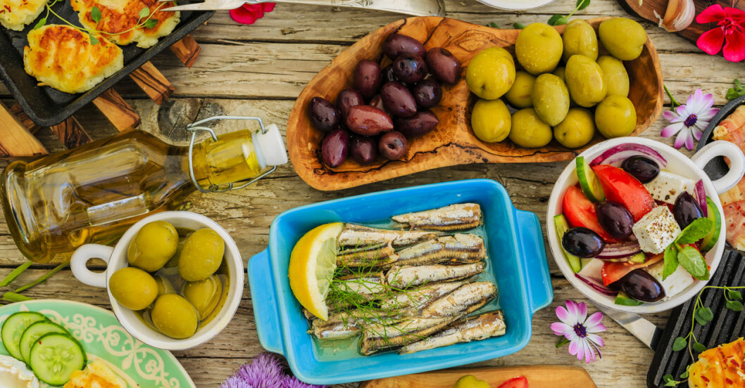 Fisk, oliver, olivolja och annan medelhavskost