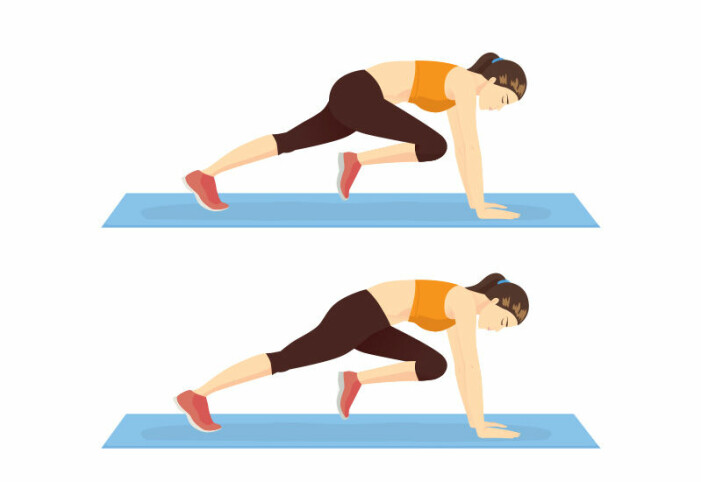kvinna tränar hiit, som Michael Mosley rekommenderar