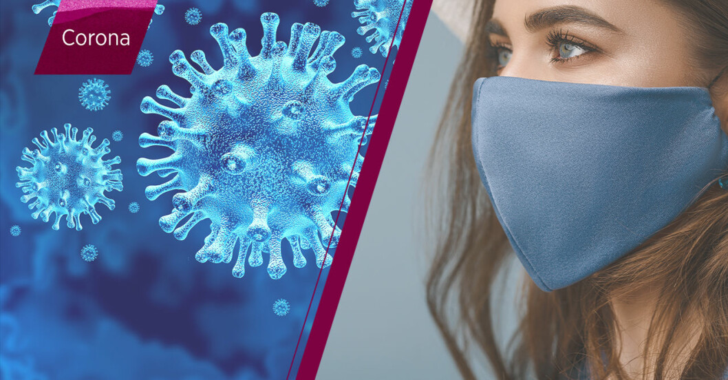 forskning: munskydd skyddar mot coronaviruset