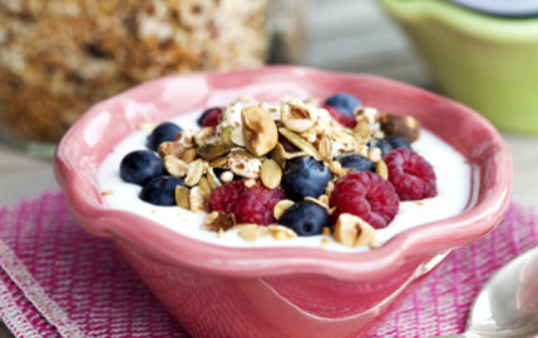Hemgjord müsli.