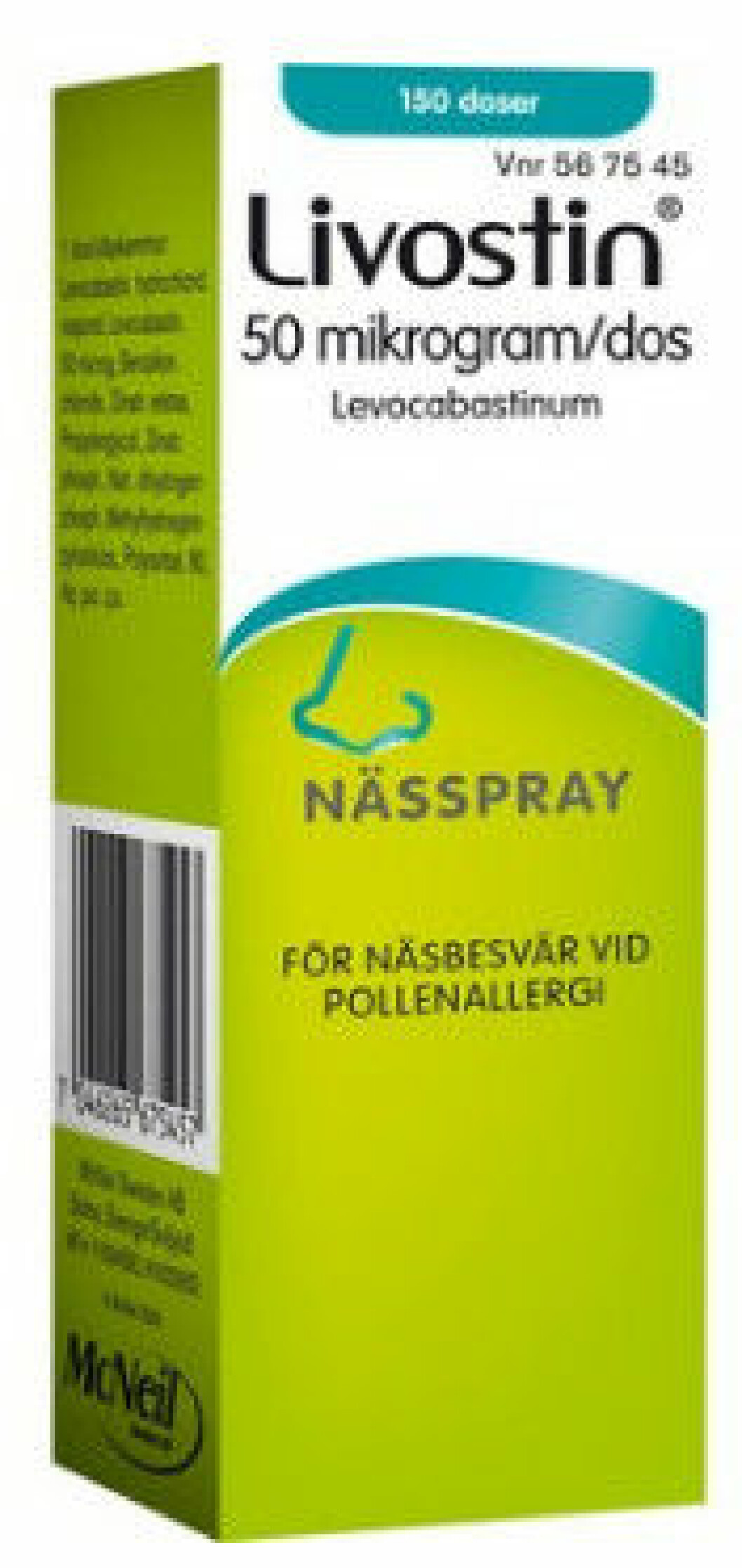 Nässpray från Livostin.