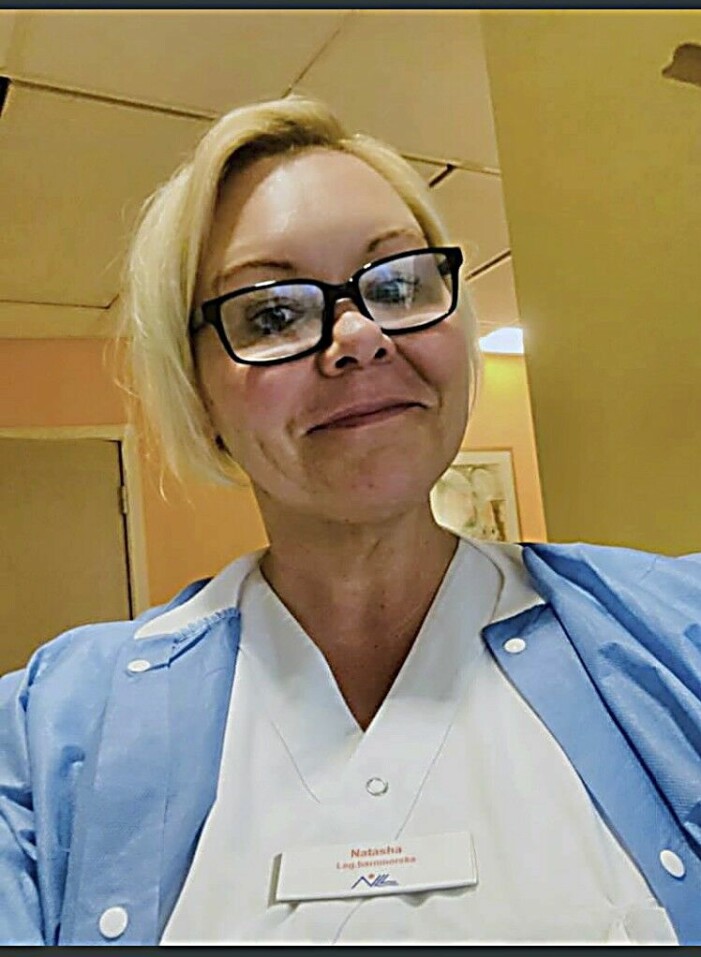 Natasha Kostamo är barnmorska och uroterapeut. Natasha Kostamo