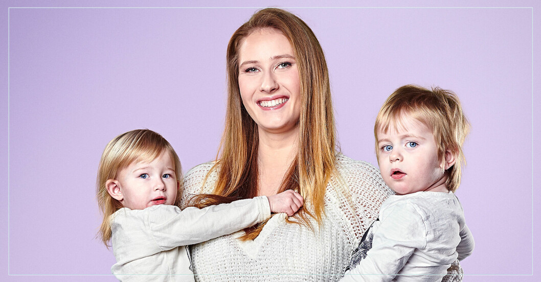 Niffi Sjöbergs tvillingar har olika pappor – så lever familjen idag